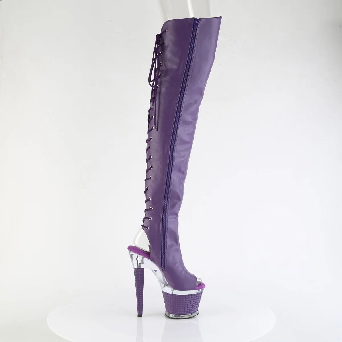 7 Inch Heel SPECTATOR-3030 Purple