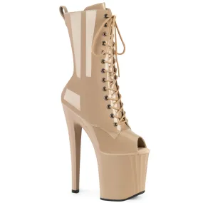 8 Inch Heel ENCHANT-1041 Nude Patent