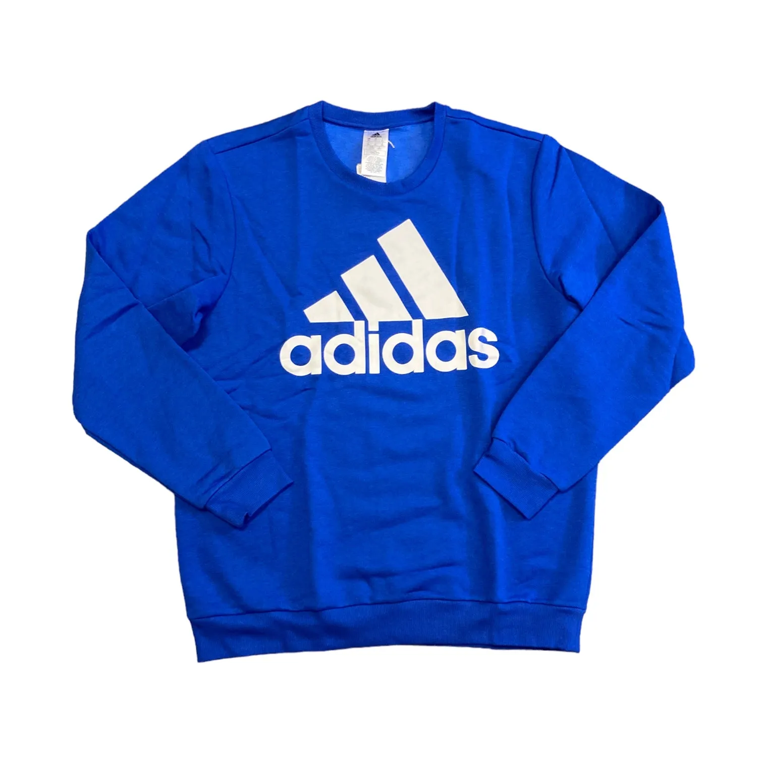 Adidas Men's Graphic Logo Long Sleeve Fleece Lined Sweatshirt