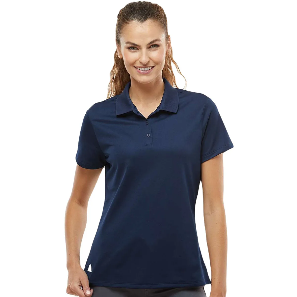 Adidas Women's Collegiate Navy Basic Sport Polo