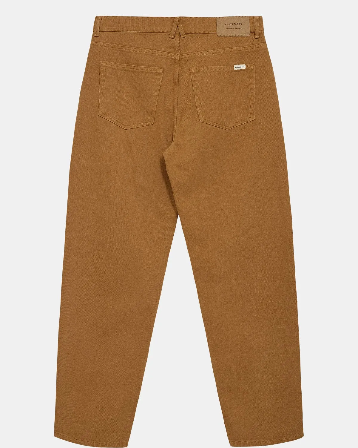 AKJANIC GARMENT DYED PANTS - Wood thrush