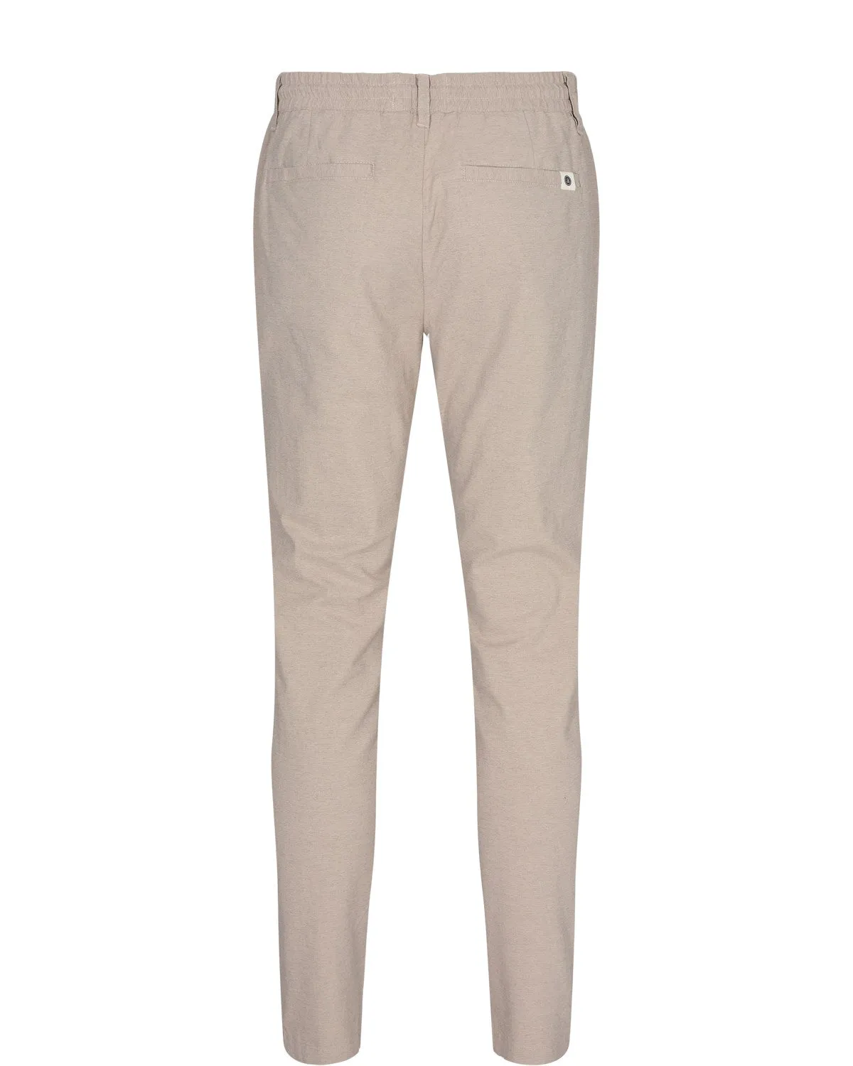 AKJENS ELASTIC WAIST PANTS - Light grey mel