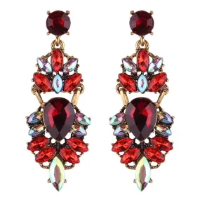 Allure Earrings Eclat Red