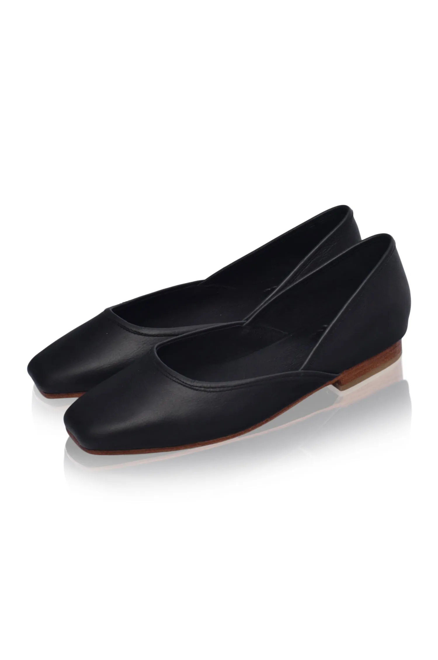 Amore Square Toe Ballet Flats (Sz. 6 & 9, 12)