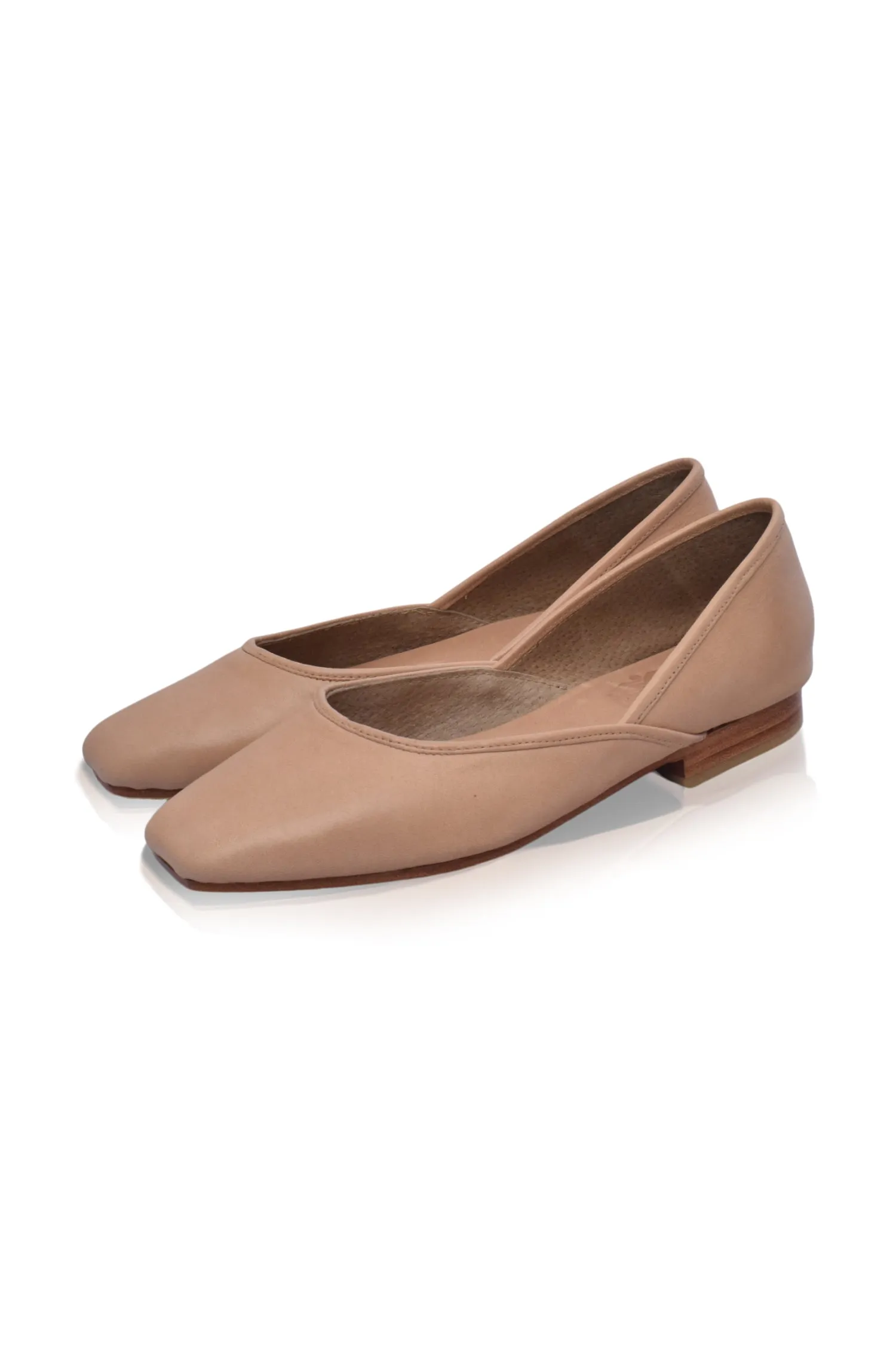 Amore Square Toe Ballet Flats (Sz. 6 & 9, 12)