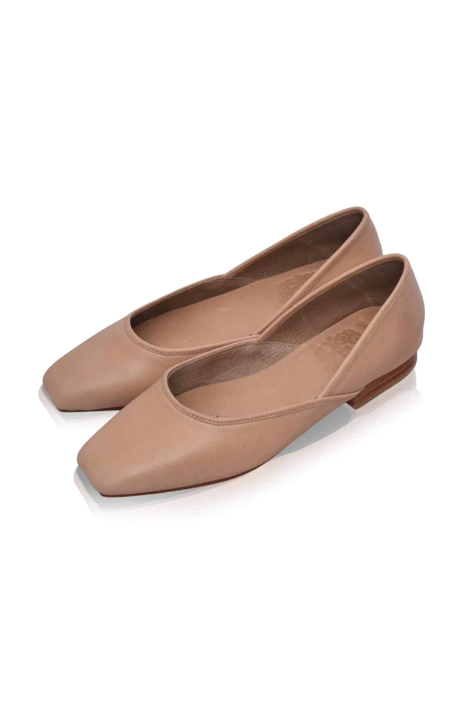 Amore Square Toe Ballet Flats (Sz. 6 & 9, 12)