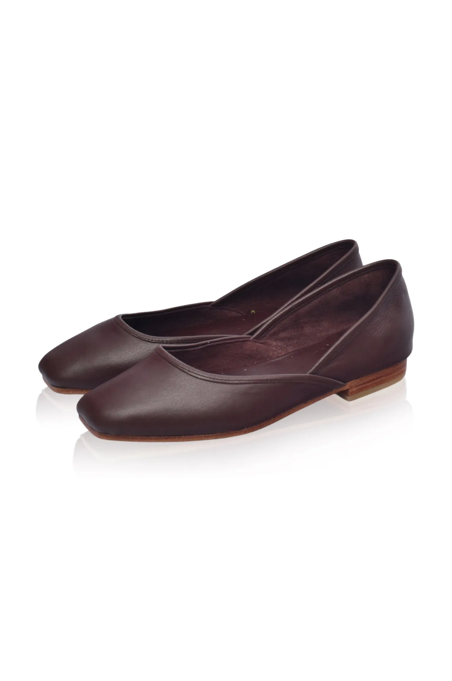 Amore Square Toe Ballet Flats (Sz. 6 & 9, 12)