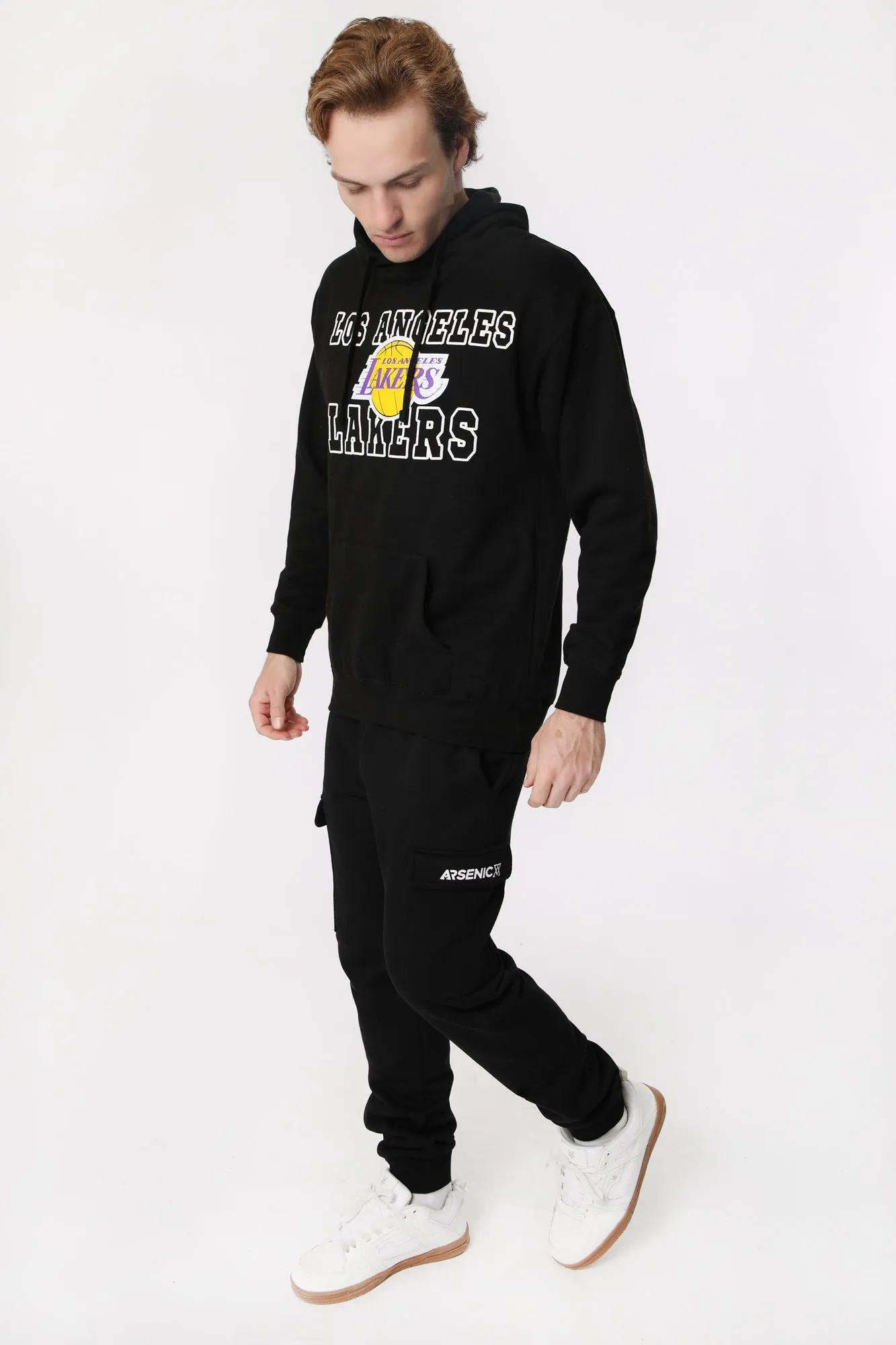 Arsenic Mens Fleece Cargo Jogger