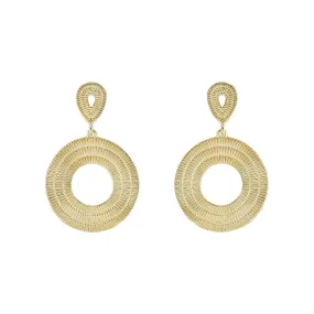 Avital Textured Drop Earrings