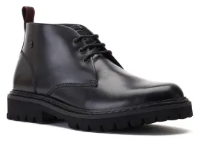 Base London Lomax Mens Leather Chukka Boot