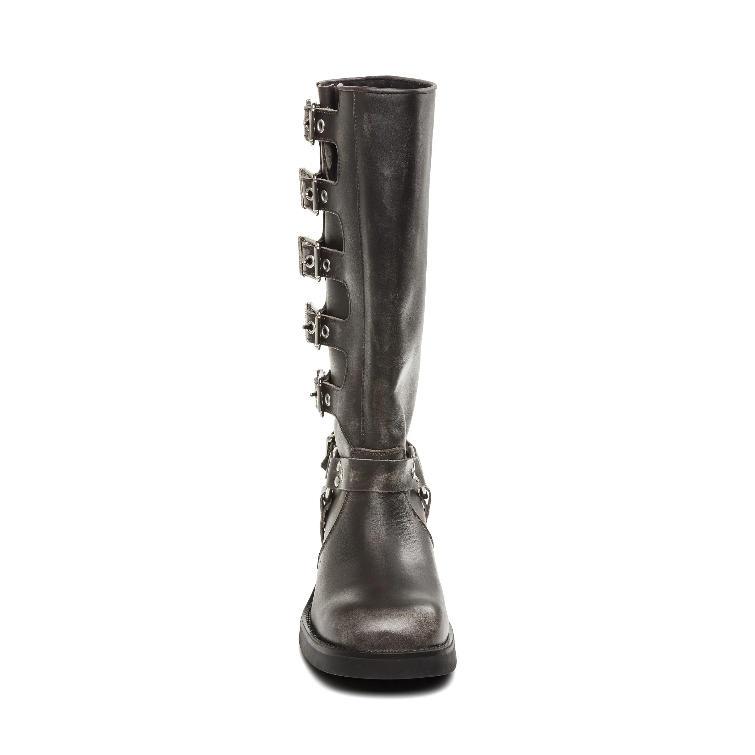 Battle Boot DK GREY LEATHER