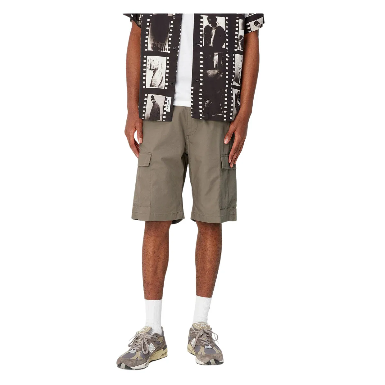 Bermuda Uomo Carhartt WIP Aviation Short Marrone