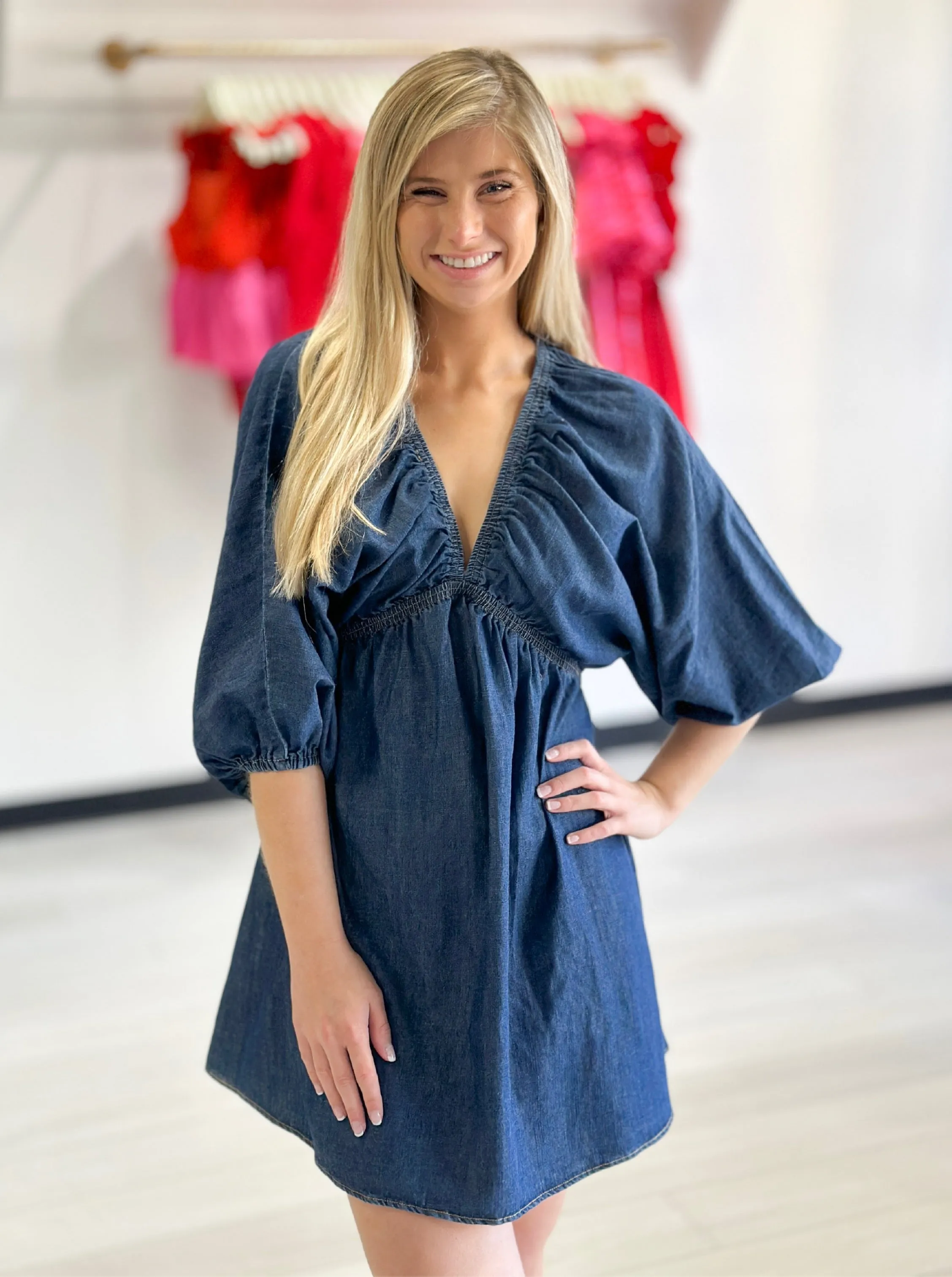 Big Moves Denim Dress