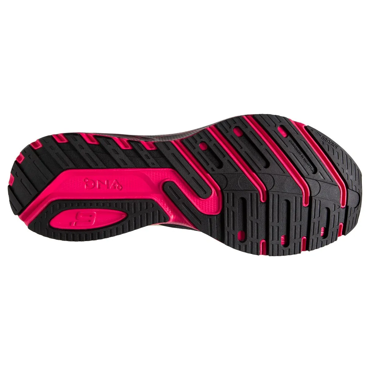 Brooks Launch GTS 9 (Men's) - Black/Pink/Yellow