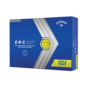 Callaway ERC Soft Triple Track Yellow Golf Balls 12 Pack 23