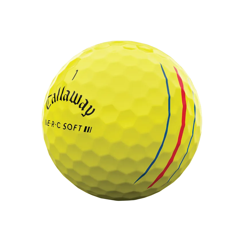 Callaway ERC Soft Triple Track Yellow Golf Balls 12 Pack 23