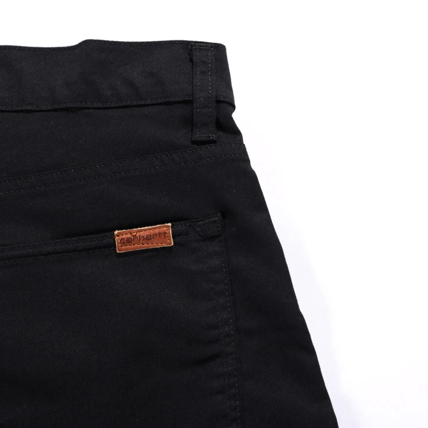 CARHARTT WIP VICIOUS PANT 'LAMAR' STRETCH TWILL BLACK