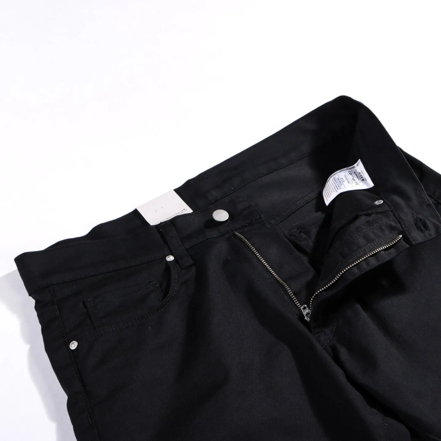 CARHARTT WIP VICIOUS PANT 'LAMAR' STRETCH TWILL BLACK