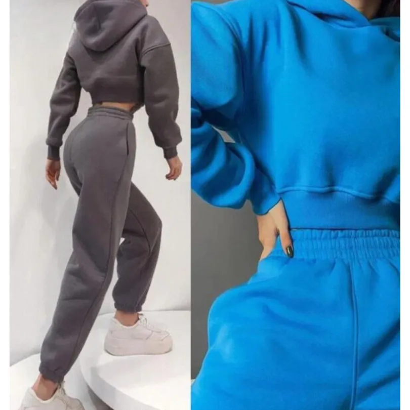 Casual Solid Color Tracksuits