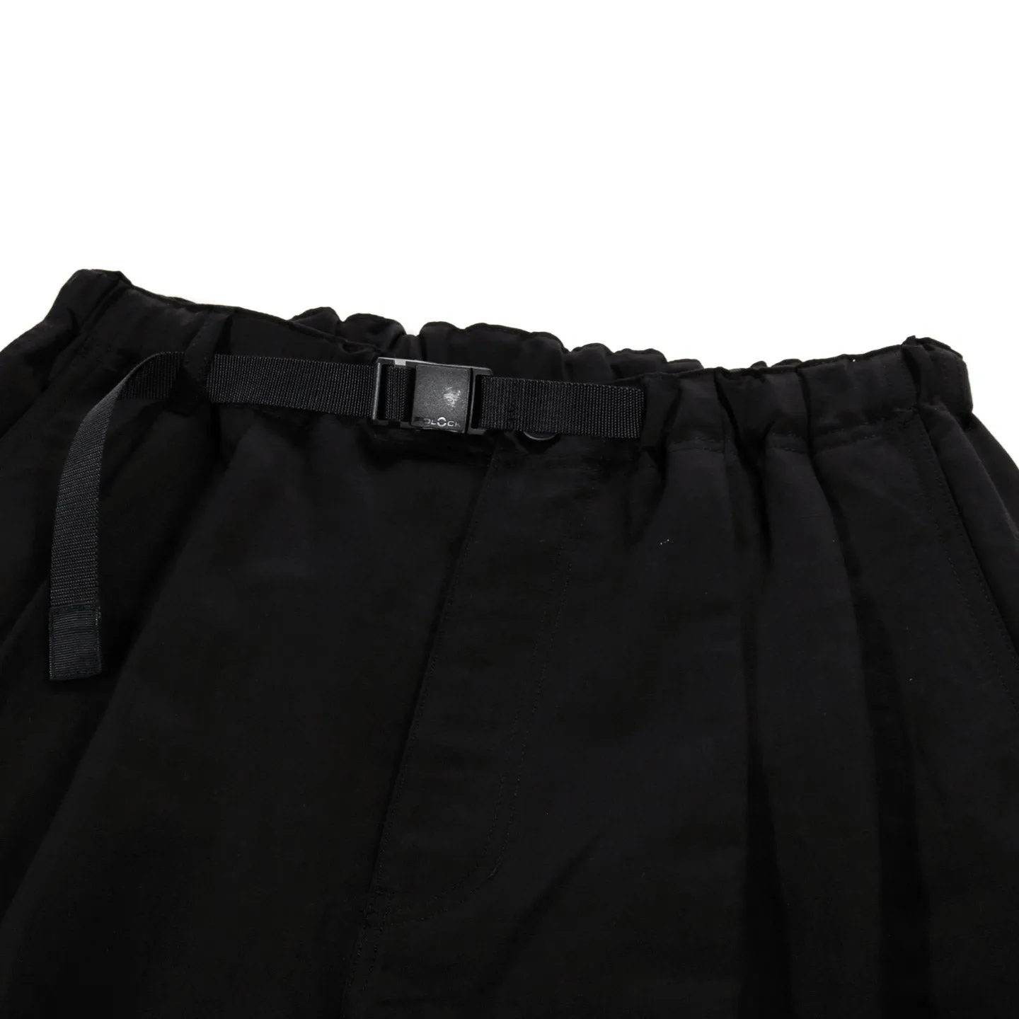 COMME DES GARCONS HOMME P027 BELTED LINEN PANT BLACK