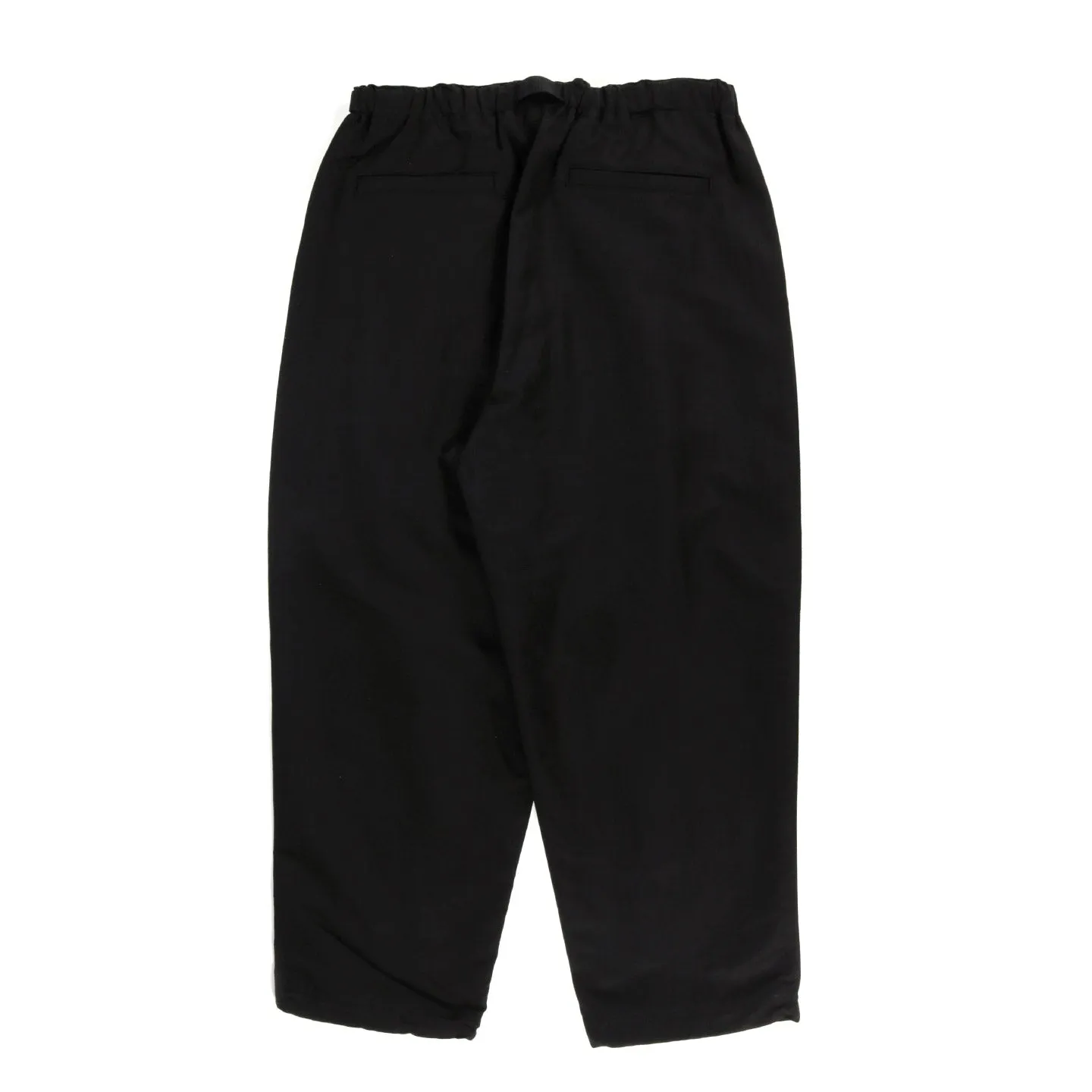 COMME DES GARCONS HOMME P027 BELTED LINEN PANT BLACK