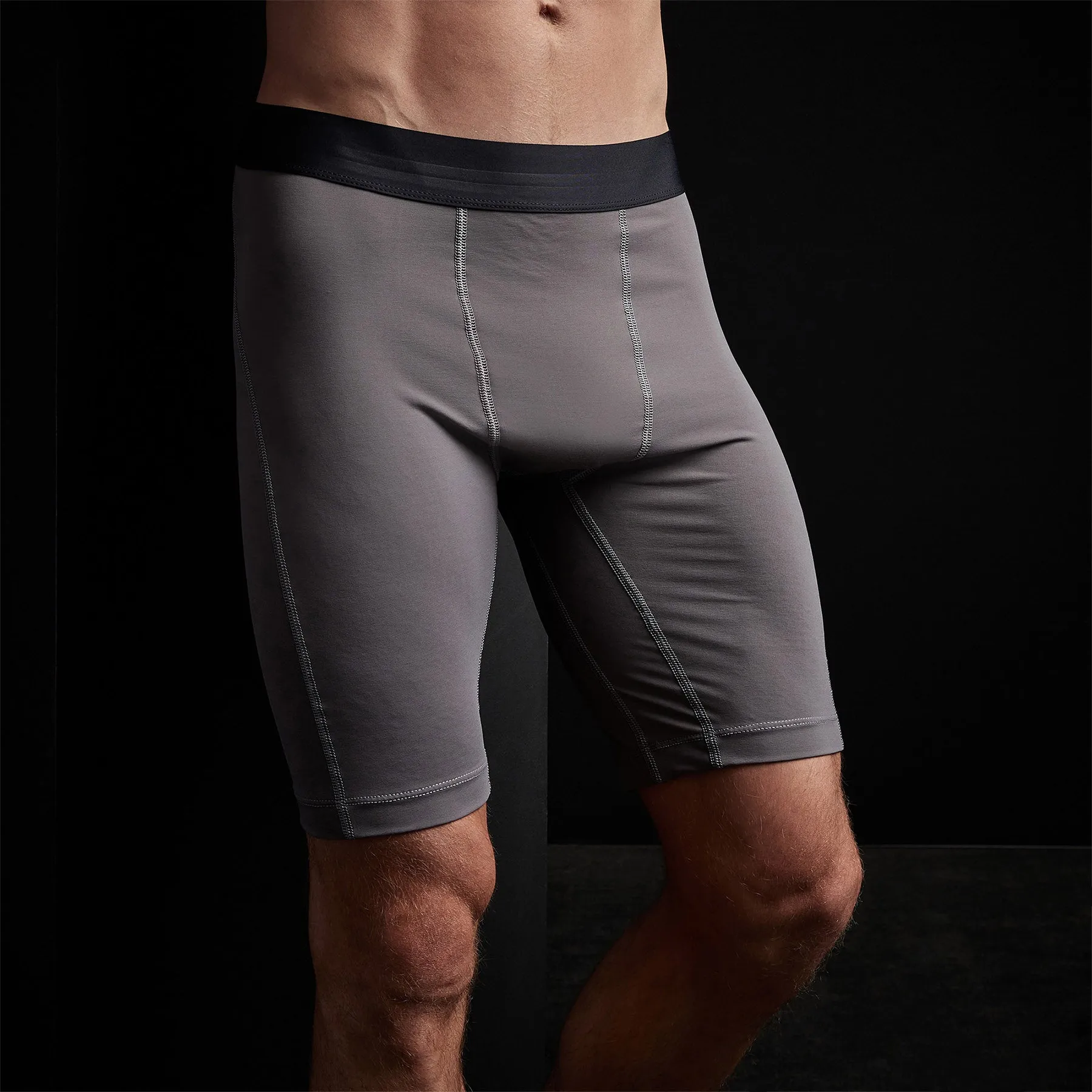 Cool Touch Sport Long Boxer - Raccoon Grey