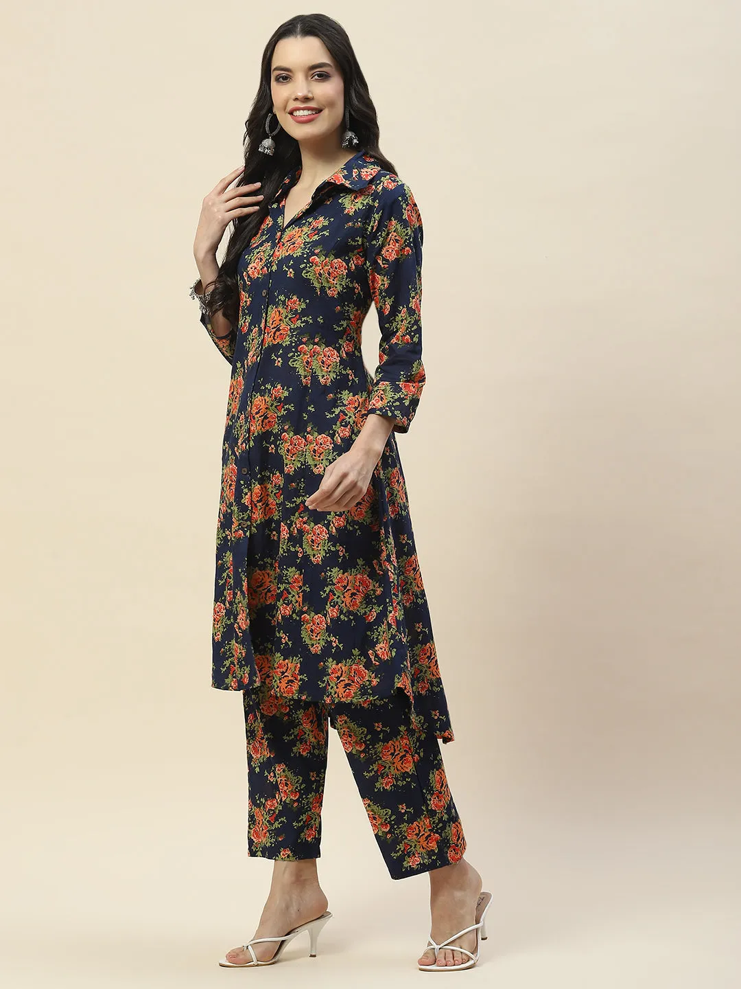 Cotton Printed Kurta Set