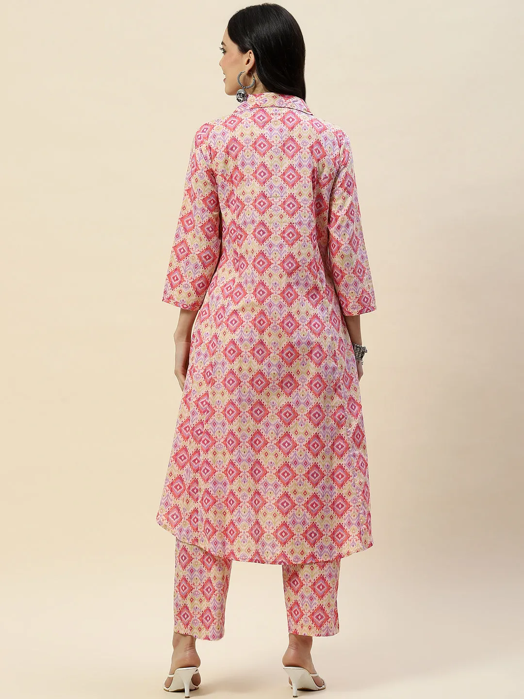 Cotton Shirt-style Kurta Set