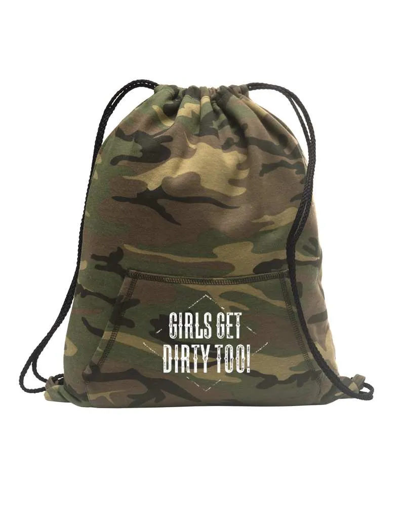 Dirt Roads Fleece Cinch Bag - Camo