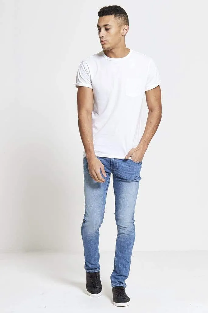 DML ACE Slim Stretch Jeans In Light Wash