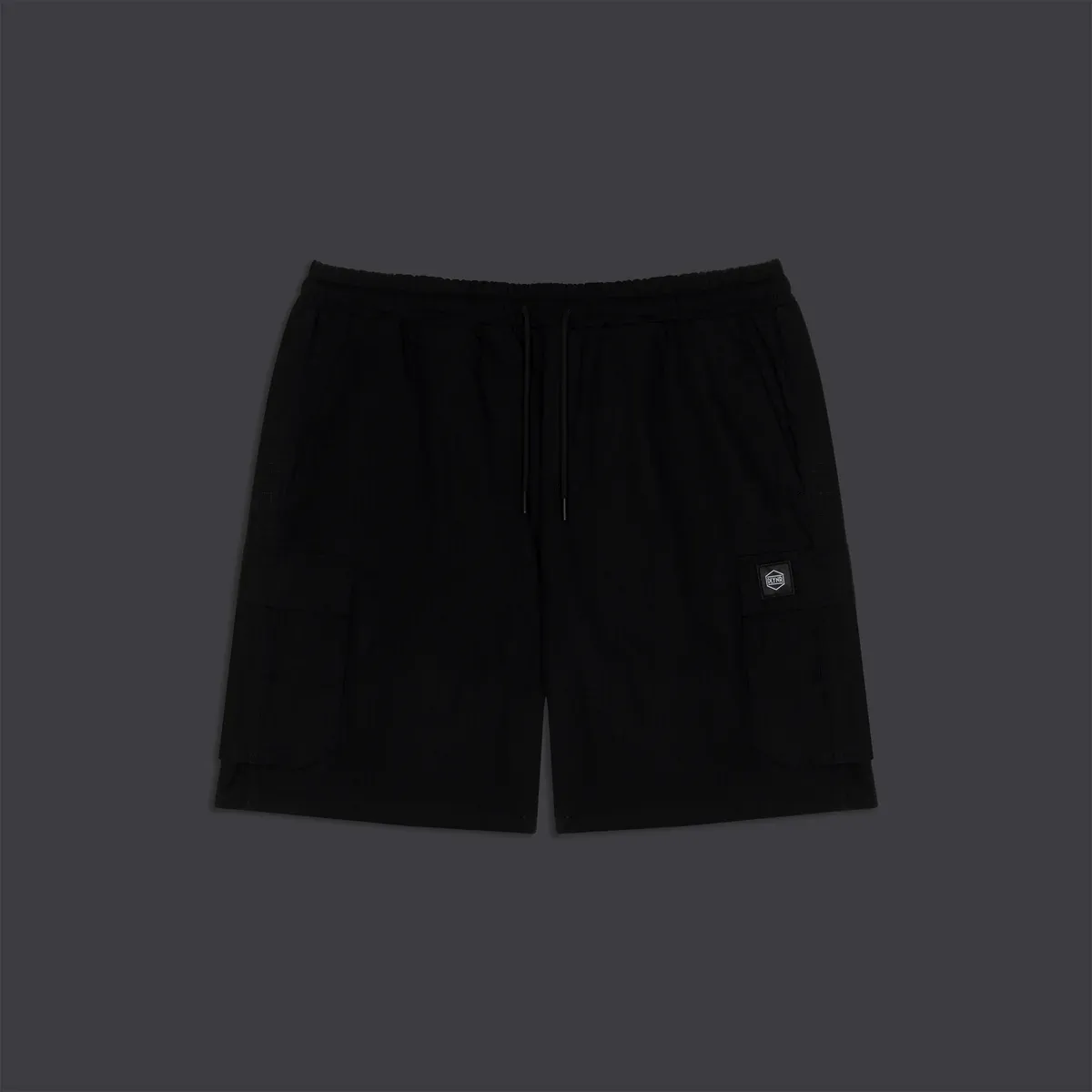 Dolly Noire Easyshort Ripstop Cotton Cargo Shorts pa901-qe-01 black