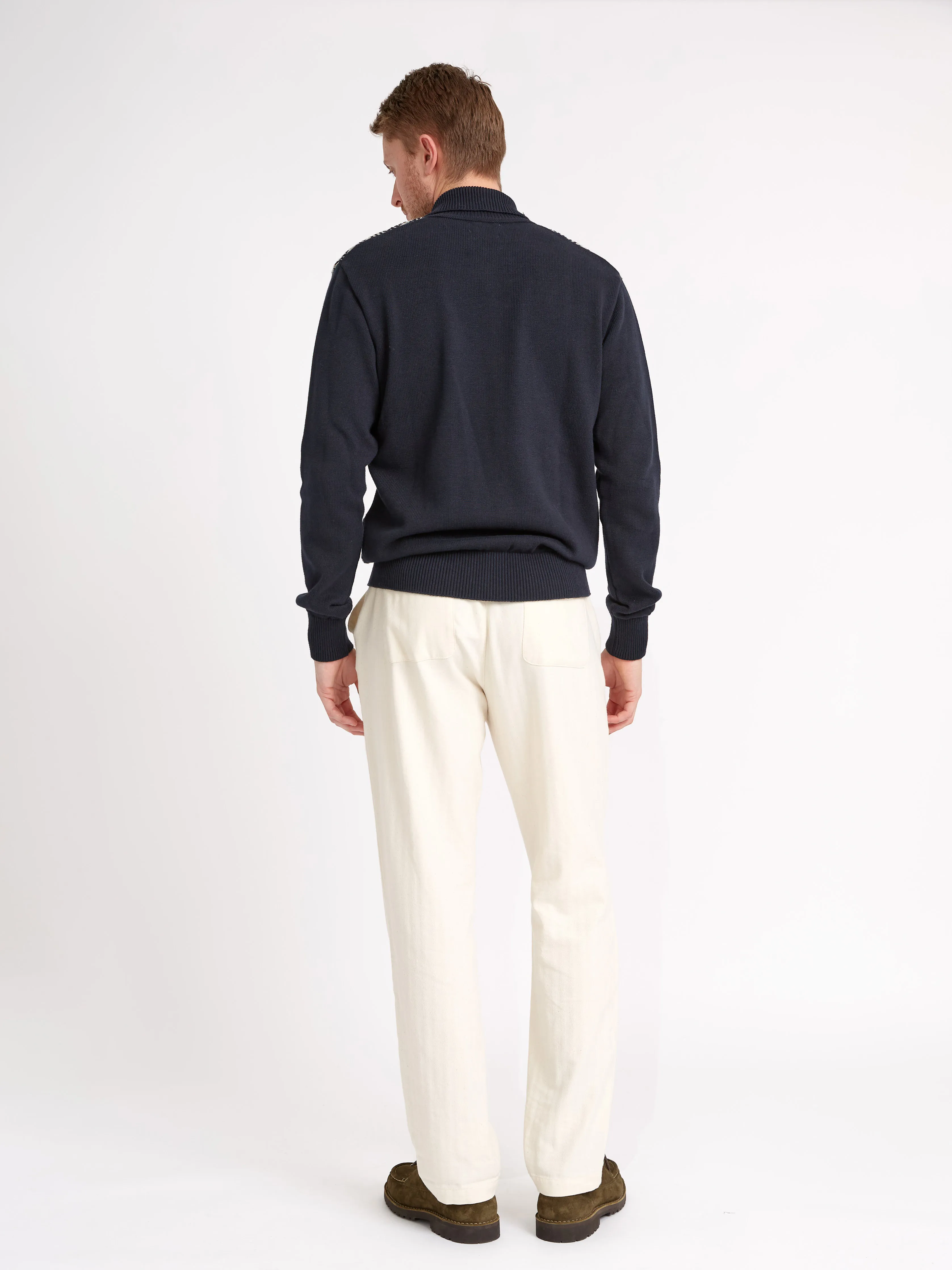 Drawstring Trousers Cairnes Ecru