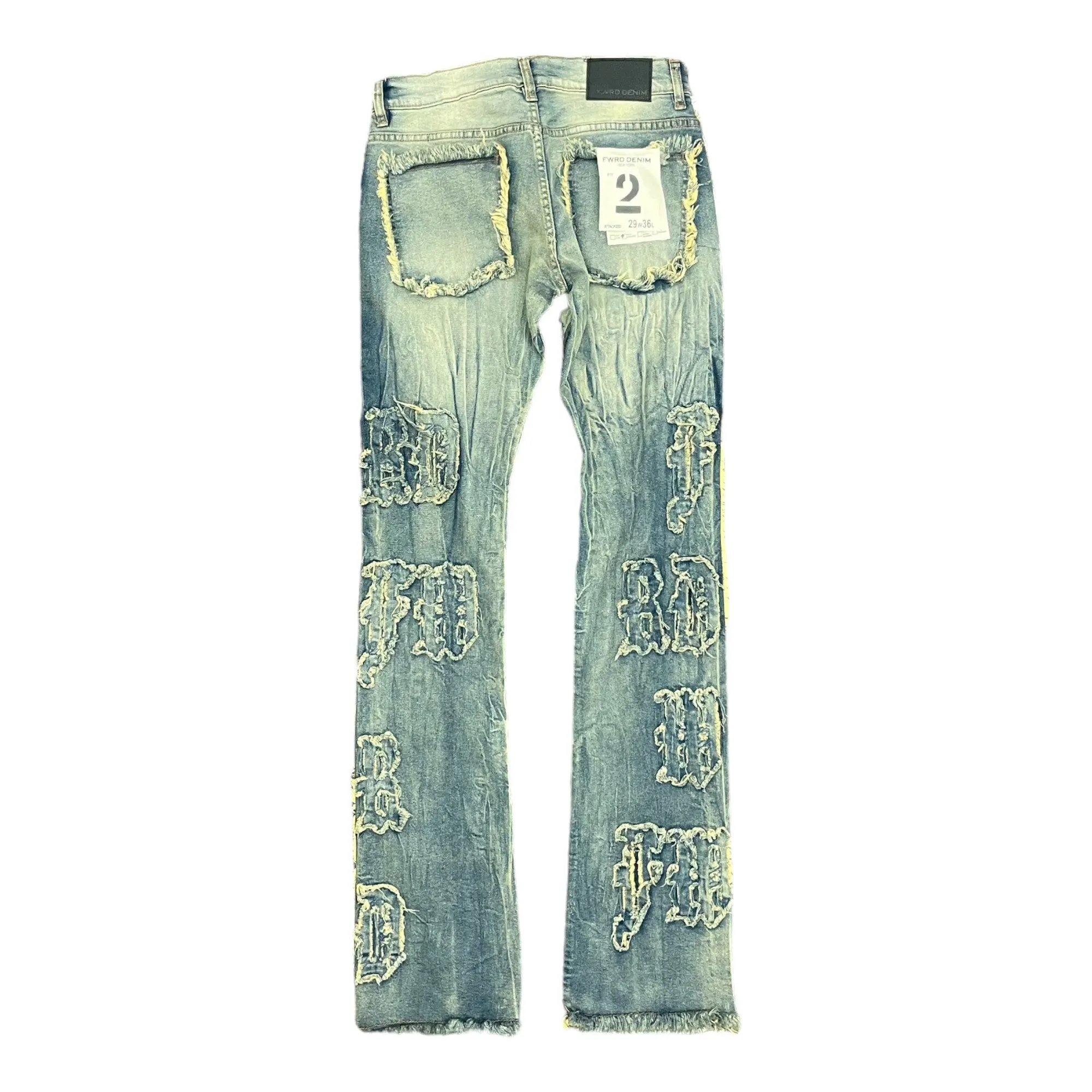 FWD: Patch Stacked Jeans 330106