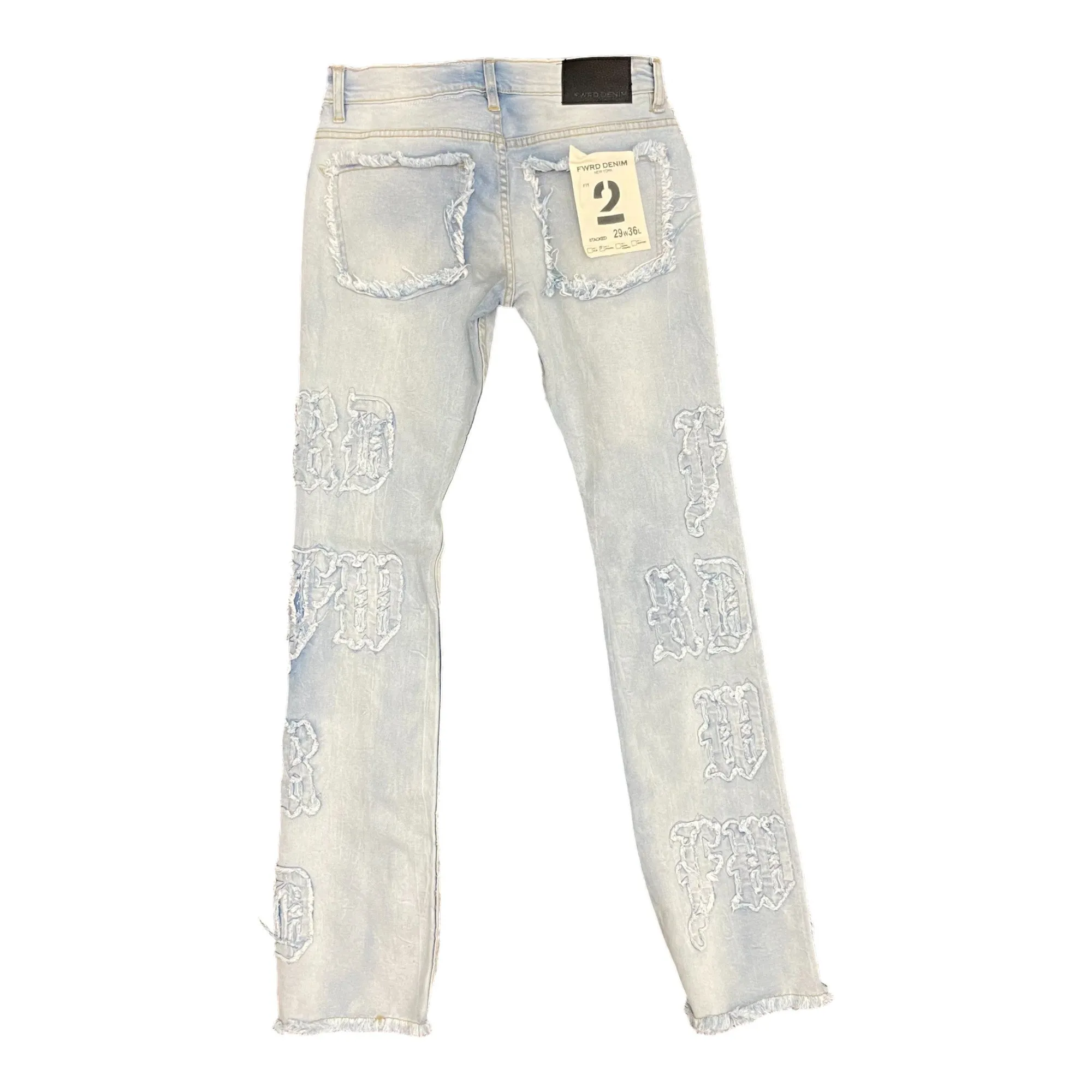 FWD: Patch Stacked Jeans 330106