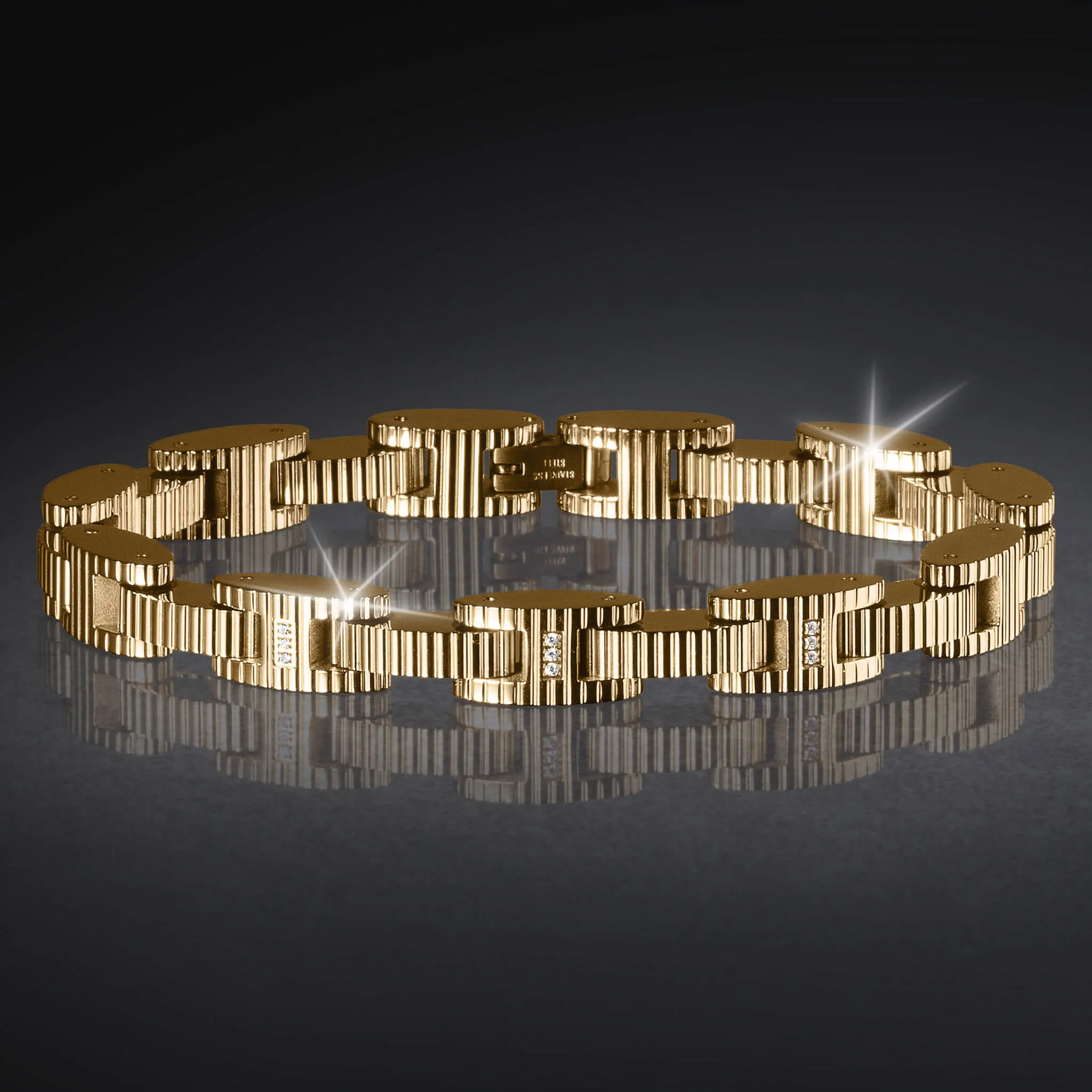 Golden Groove Bracelet