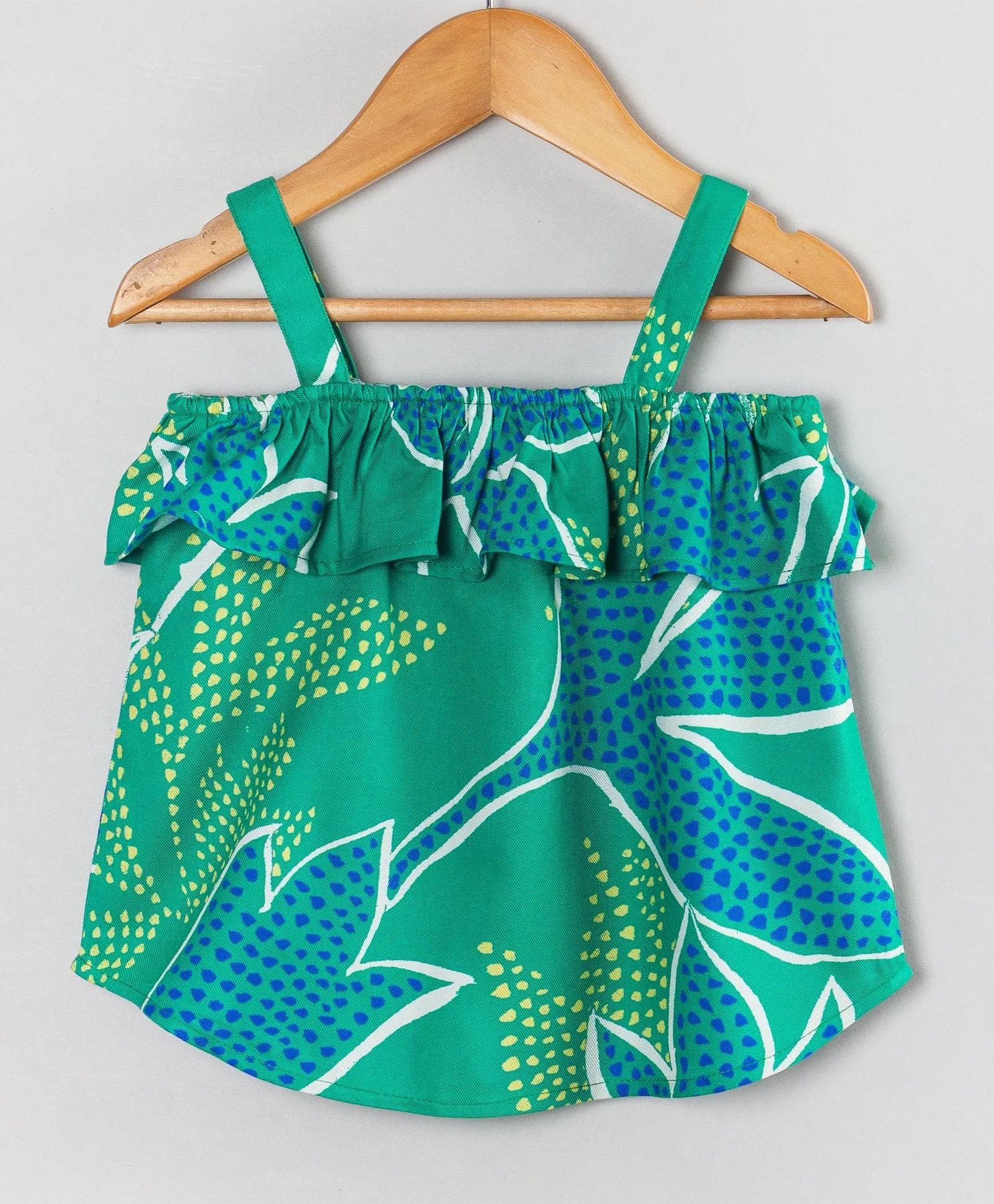 Green Leaf Print Co-ord Set