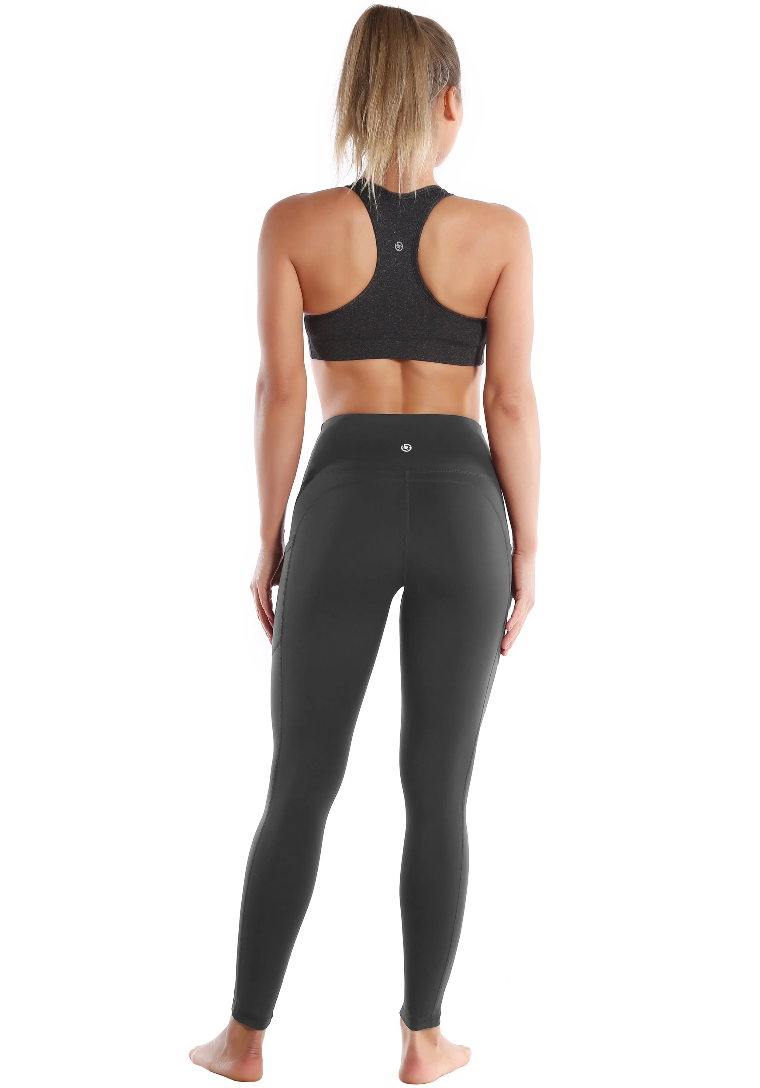 Hip Line Side Pockets yogastudio Pants shadowcharcoal_yogastudio