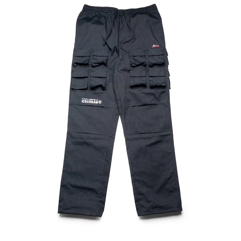 Ice Cream Rager Cargo Pants - Black