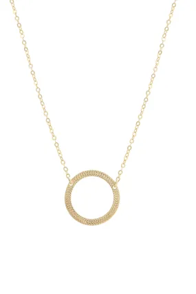 Lillia Open Circle Necklace