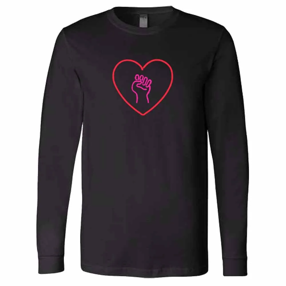 Love As Activism Long Sleeve T-Shirt supporting Indivisible