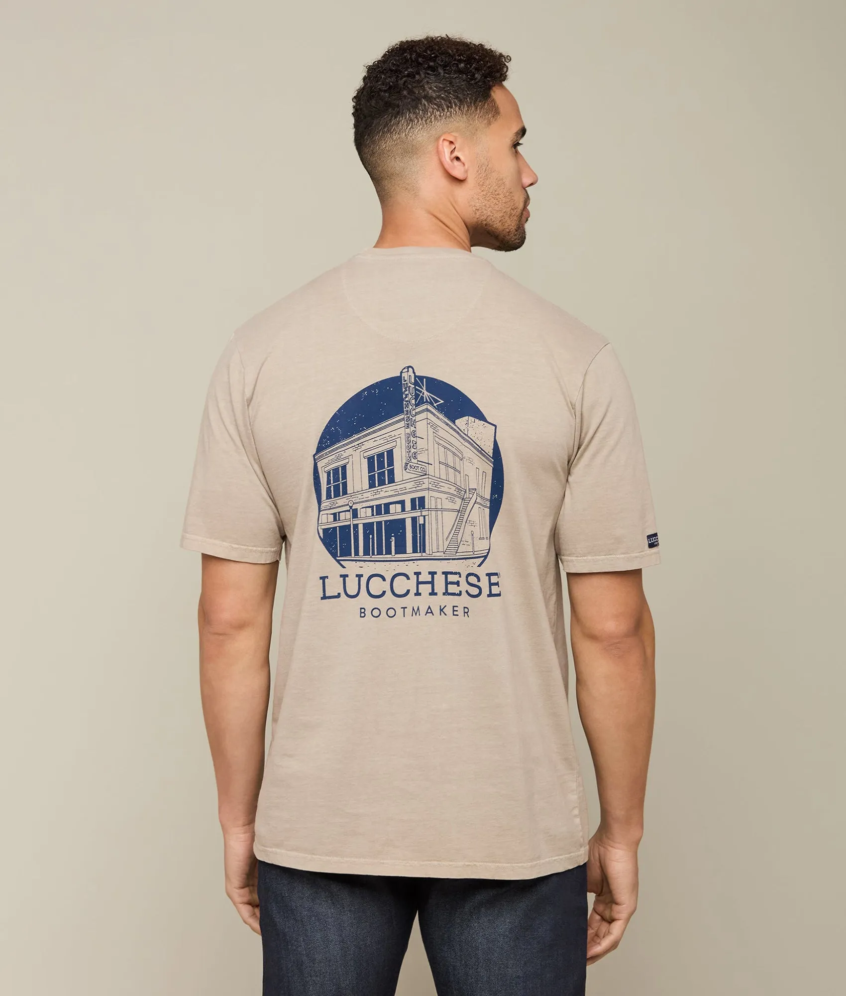 Lucchese Heritage Tee :: Sand