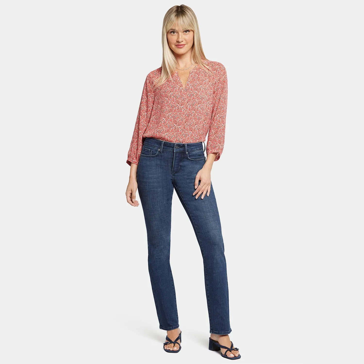 Marilyn Straight Jeans - Mesquite