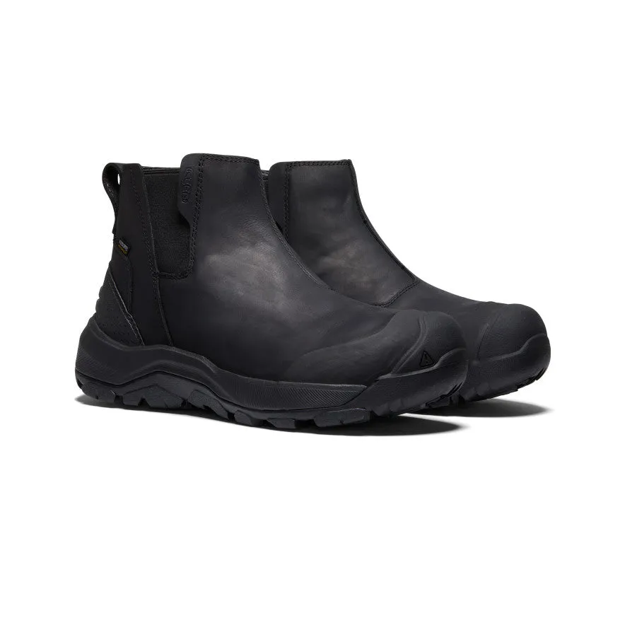 Men's Revel IV Waterproof Chelsea  |  Black/Black