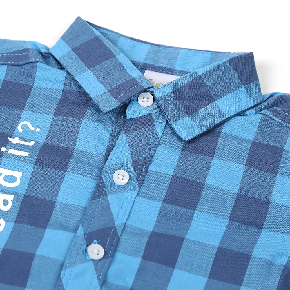 Newborn Boys Casual Shirt - Blue