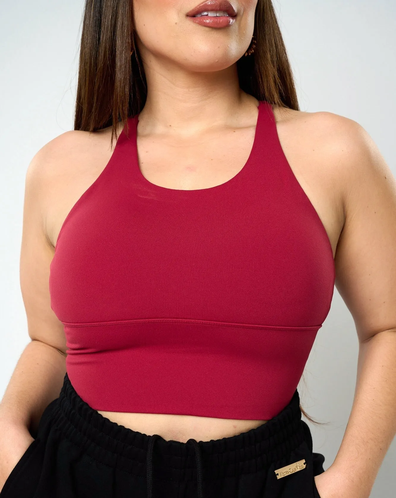 Oneida Bra Top - Dark Red