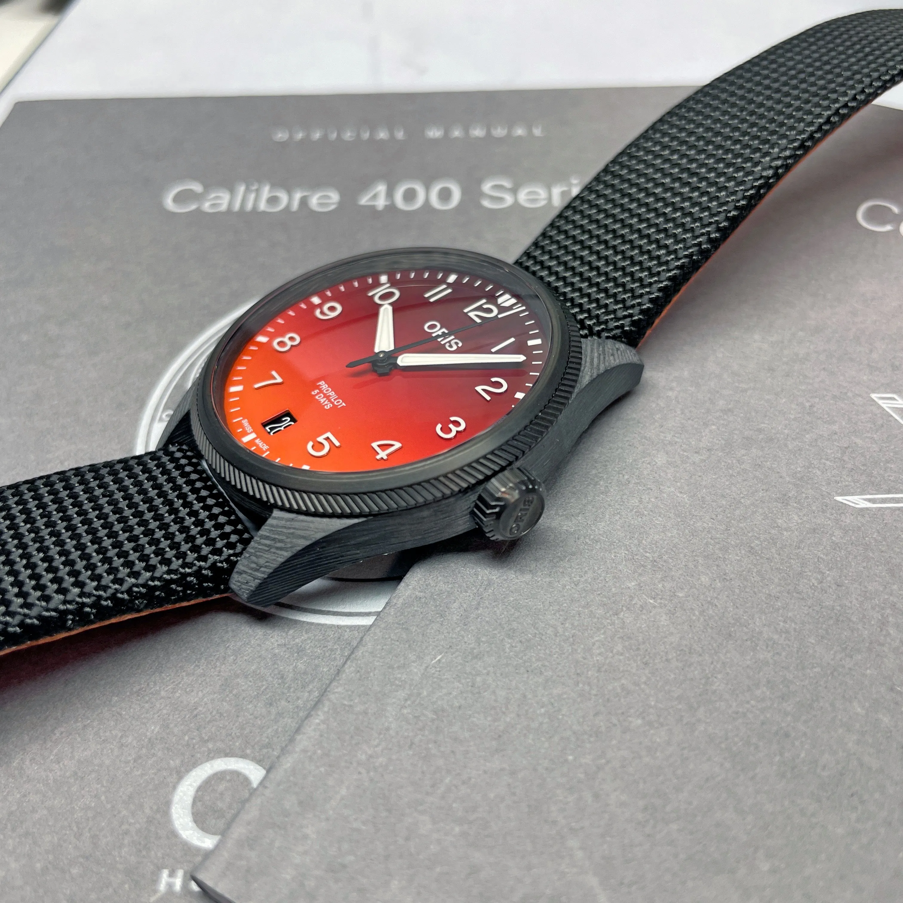 Oris PROPilot Coulson Limited Edition Gradient Orange Red Watch 41mm