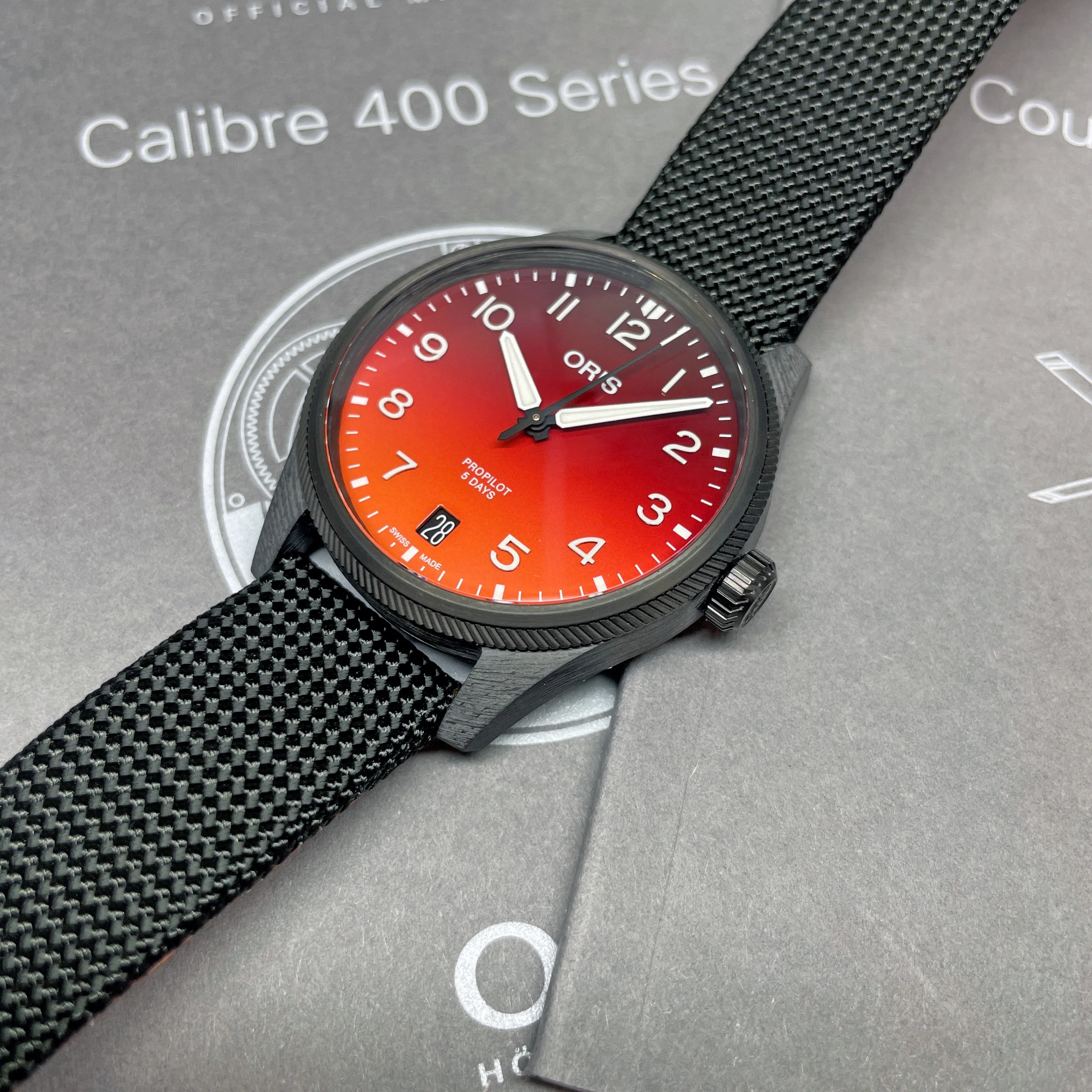 Oris PROPilot Coulson Limited Edition Gradient Orange Red Watch 41mm