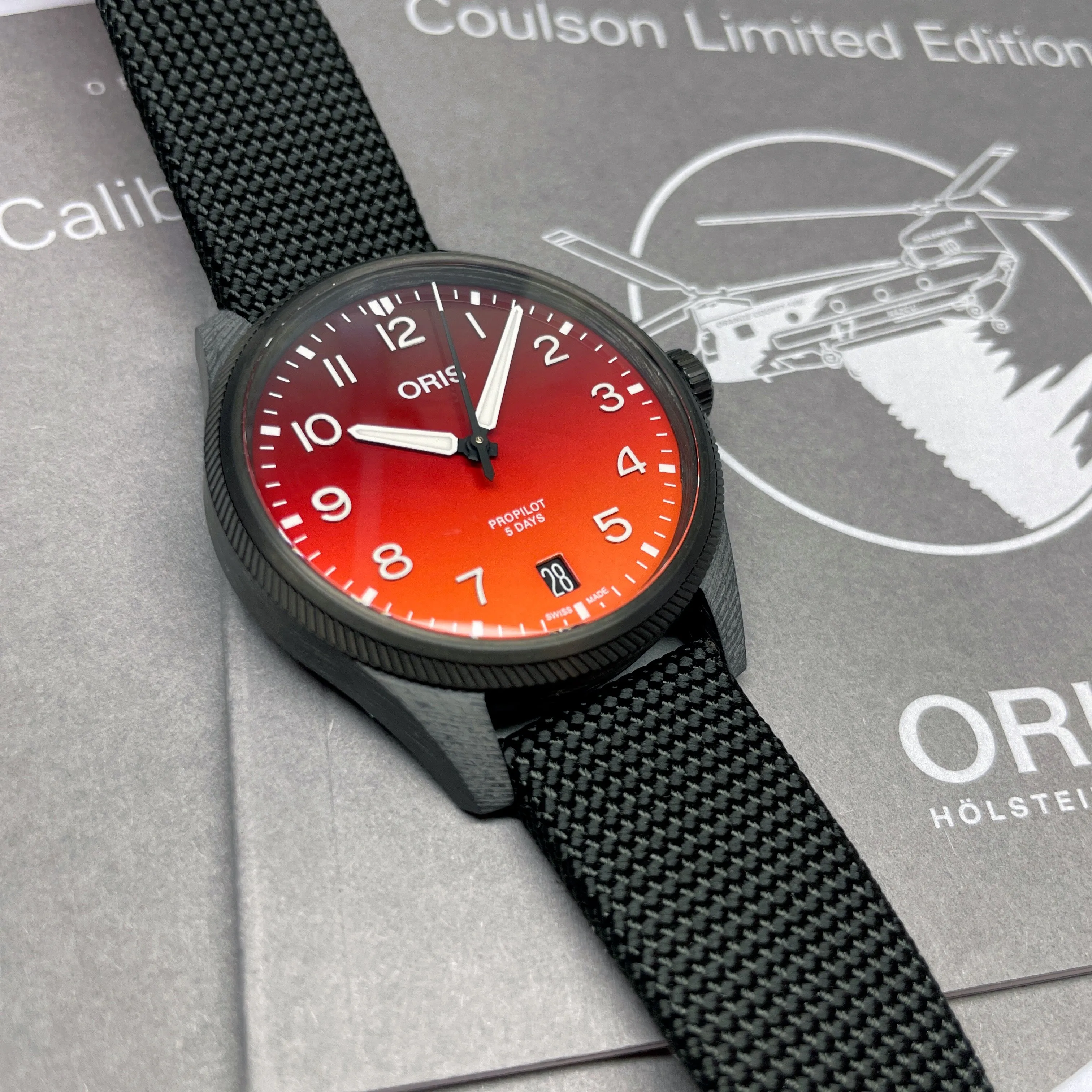 Oris PROPilot Coulson Limited Edition Gradient Orange Red Watch 41mm