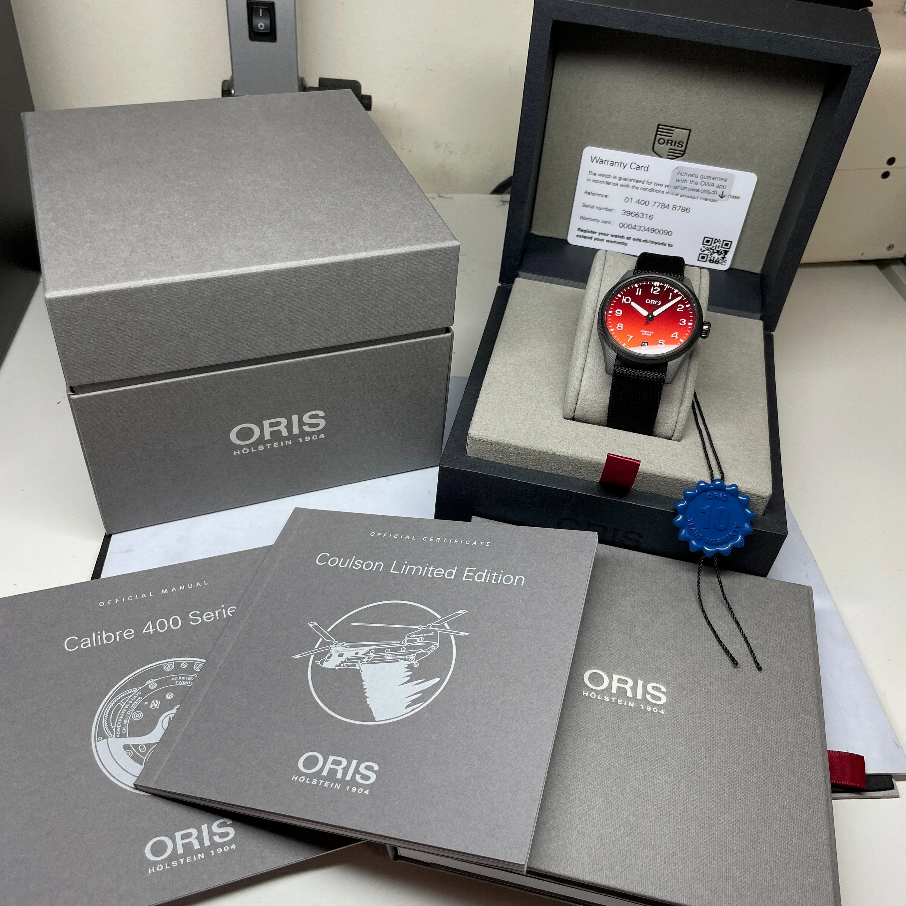 Oris PROPilot Coulson Limited Edition Gradient Orange Red Watch 41mm