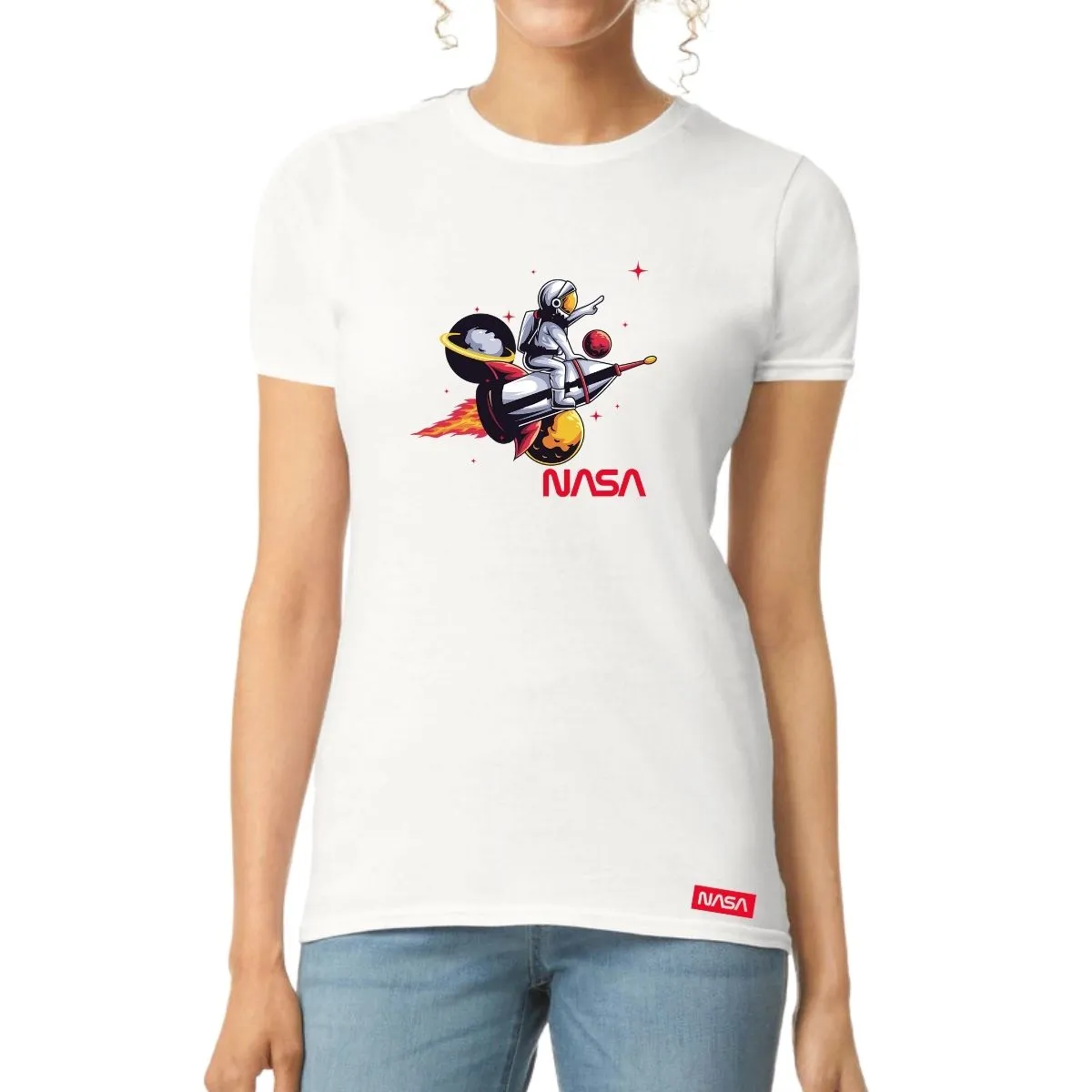 Playera Mujer Nasa Seal